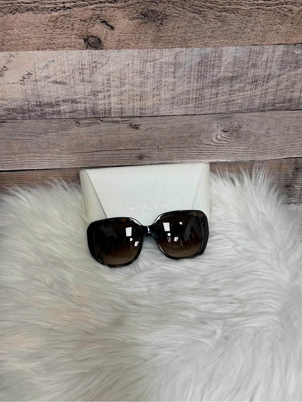 Michael Kors Tortoise Square Sunglasses